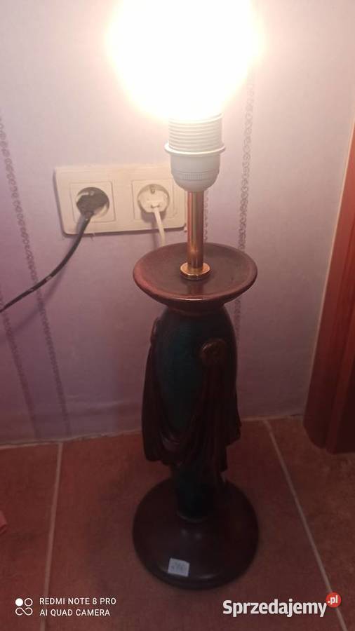 Lampa elektryczna Brąz z zielenią Gdańsk sprzedam