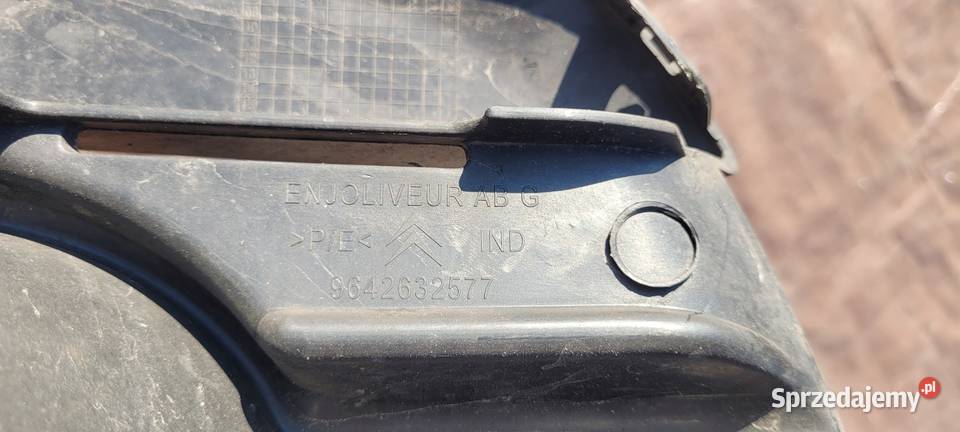 KRATKA ZDERZAKA LEWA PRZÓD CITROEN C2 LIFT 0609