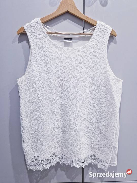 Ażurkowa bluzeczka na ramiączkach top Dąbrowa Górnicza sprzedam