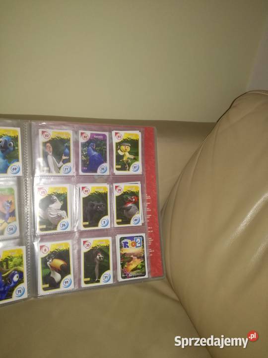 Karty kolekcjonerskie z filmu Rio 2
