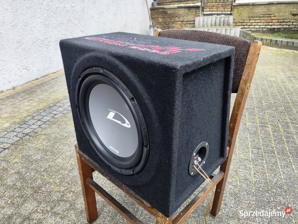 Skrzynia basowa bassowa tuba Alpine SWL1242 śląskie Niegowonice