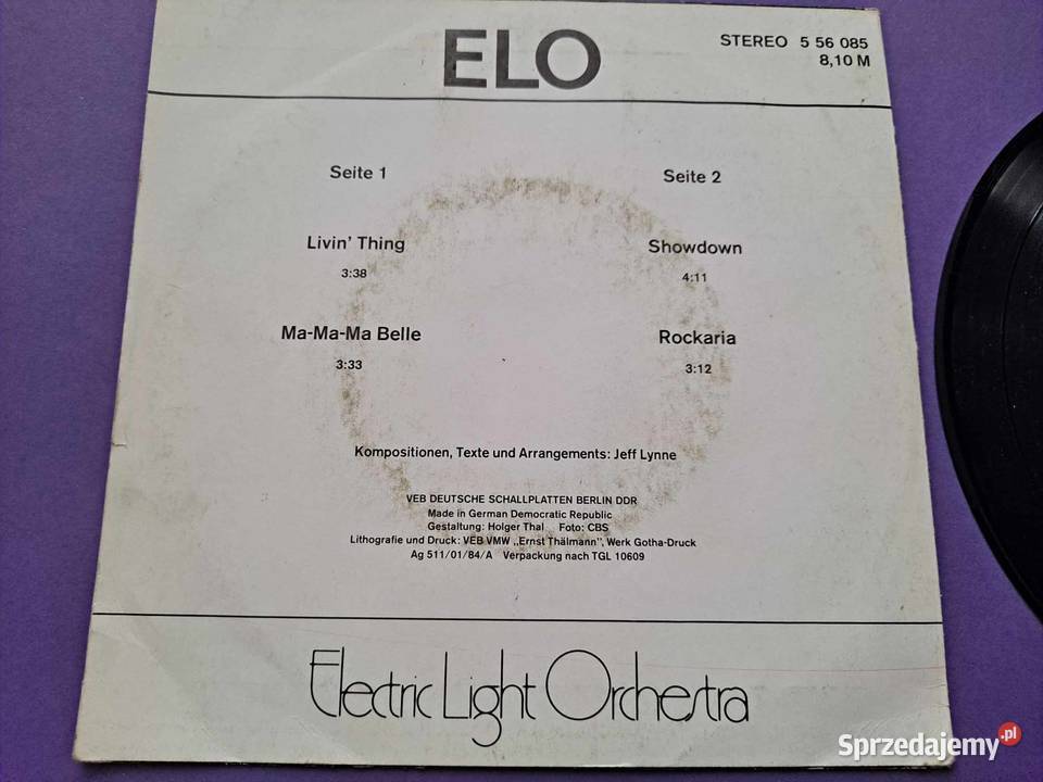 Electric Light Orchestra ELO 1988 PŁYTA WINYLOWA Płyty i kasety Kraków