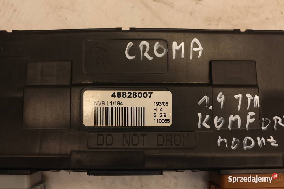 FIAT CROMA 2 19 JTD MODUŁ KOMFORTU 46828007 dolnośląskie Prochowice