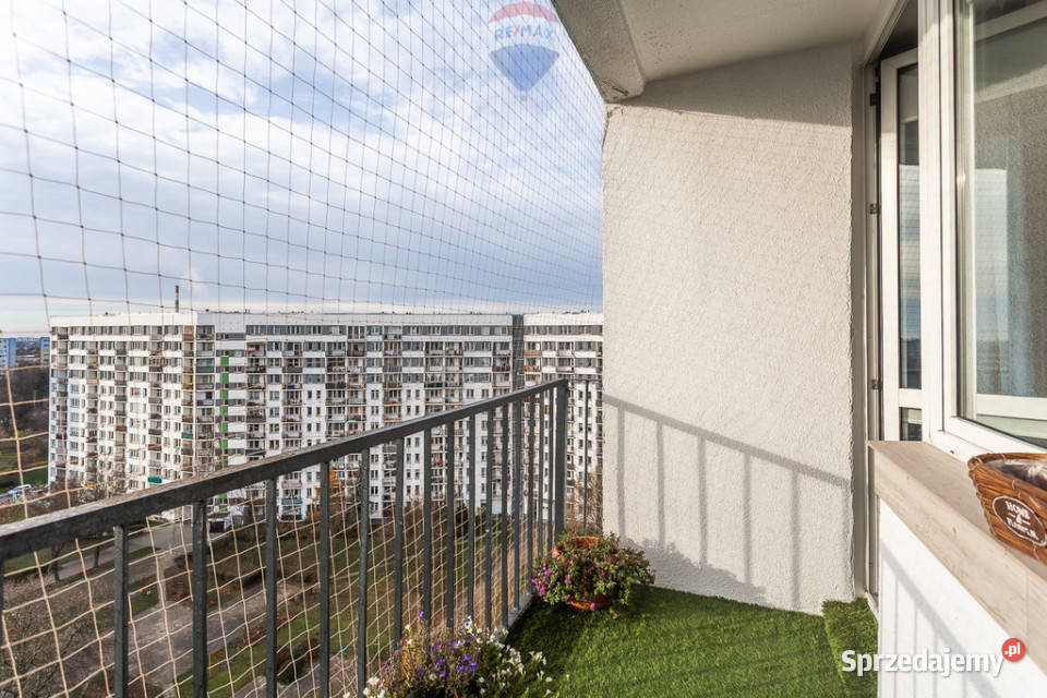 49m widok na panoramę balkon Zgierska Łódź sieć łódzkie