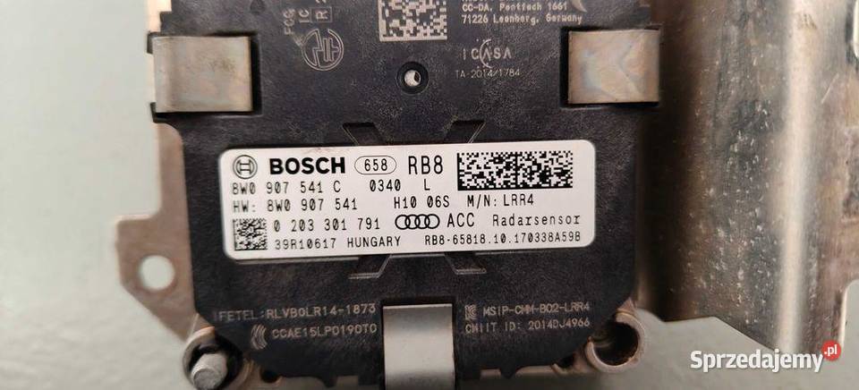 Radar Sensor ACC Czujnik Distronic Audi A4 S4 A5