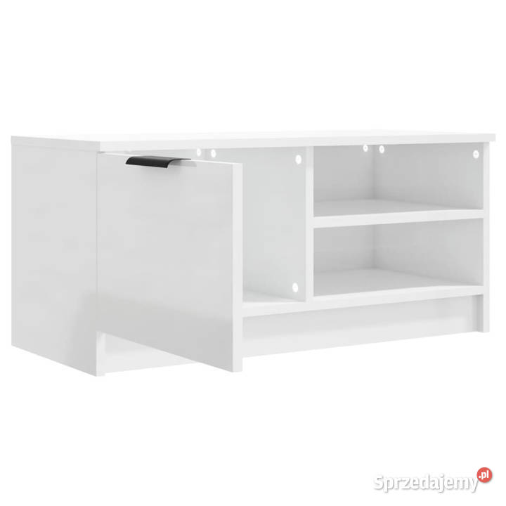 Szafka pod TV wysoki połysk biała 80x35x365 mazowieckie Warszawa