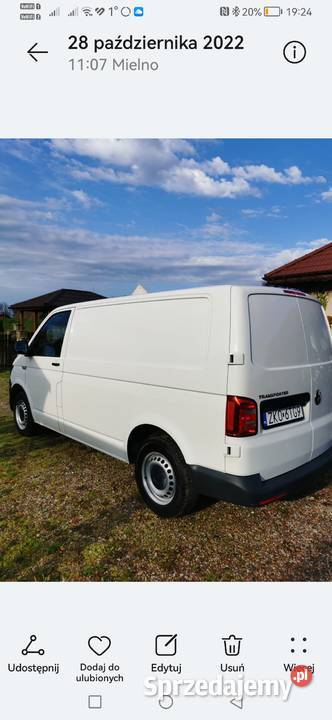 VW T6 2019r 98 serwisowany w ASO Koszalin