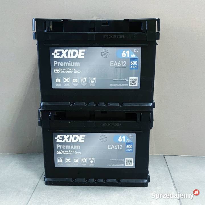 Akumulator Exide Premium 61Ah 600A PRAWY PLUS akumulatory Rzeszów