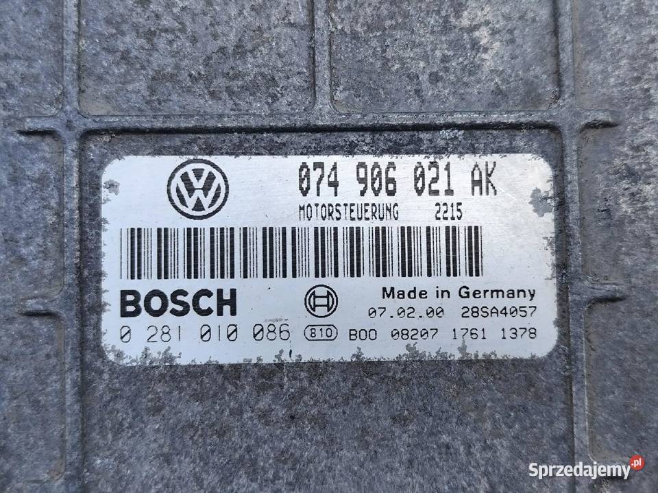VW II LT MODUŁ STEROWNIK KOMPUTER SILNIKA Przemęt