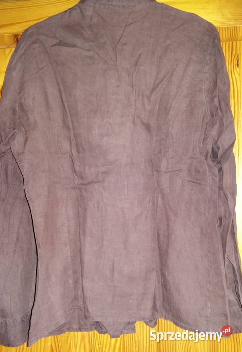BluzkaKoszula bawełniana kolor czekoladowyS długi Bluzki i koszule Łódź