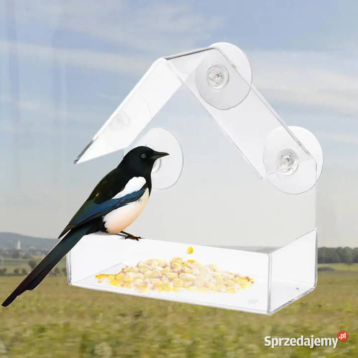 karmnik na szybę szyby przezroczysty akryl