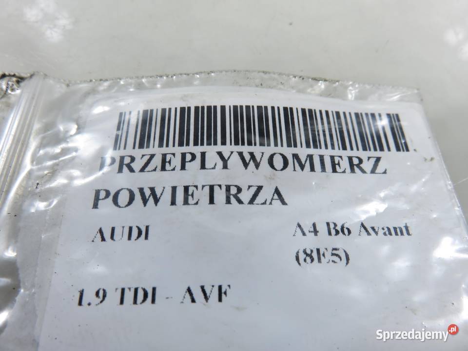 PRZEPŁYWOMIERZ AUDI A4 B6 19 TDI F00C2G2055 małopolskie sprzedam