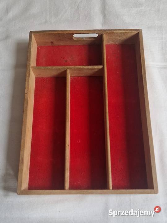 Drewniany wkład do szuflady organizer na sztućce mazowieckie Warszawa