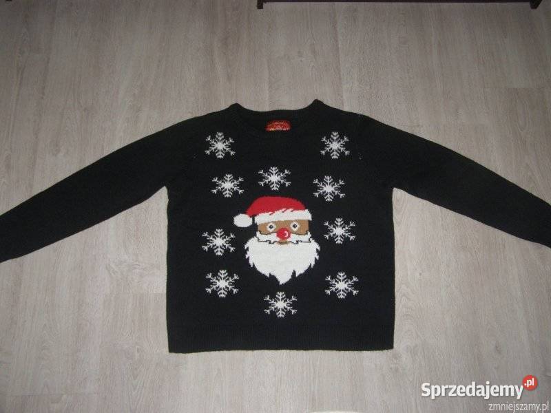 Sweter Świąteczny Mikołaj rozmiar XL 1442 My Wkładane przez głowę  Swetry i golfy