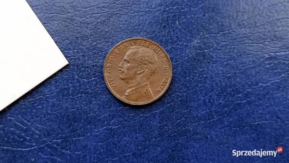 Stare monety 1 centesimo 1914 Włochy podkarpackie Lesko sprzedam
