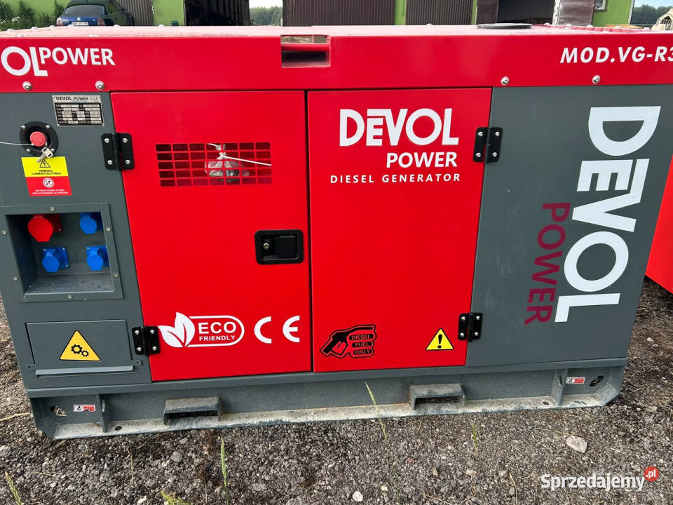 Agregat prądotwórczy spalinowy 30 kW 37 kVA Włosty sprzedam
