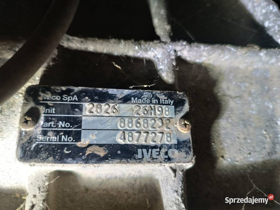 Skrzynia biegów Iveco daily 3510 części silnika Błaszki