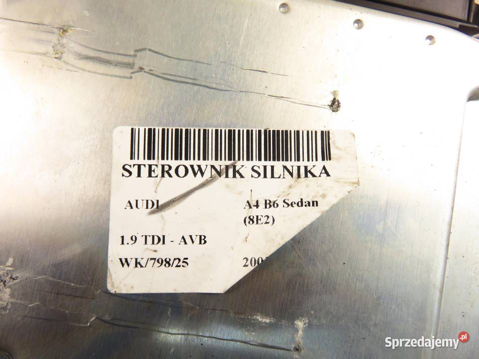 STEROWNIK AUDI A4 B6 19 TDI PD 038906019JL sprzedam