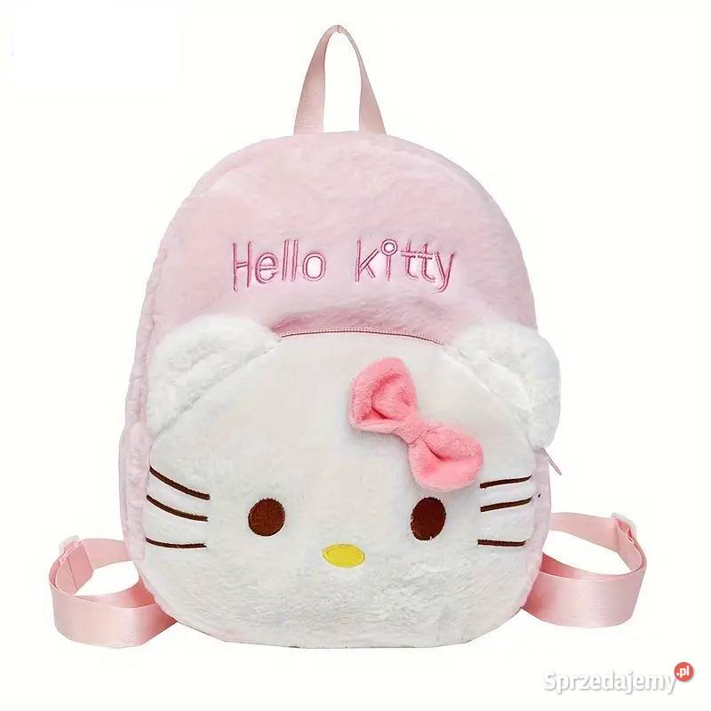 Plecak Pluszowy Dzieci HELLO KITTY Różowy AS Artykuły szkolne Płock sprzedam
