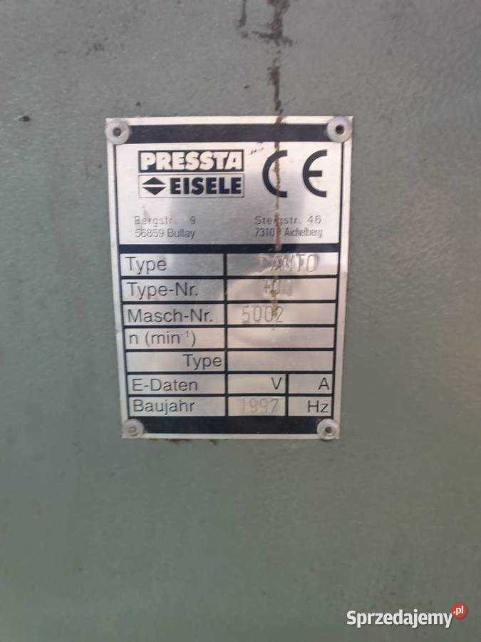 FREZARKAKOPIARKA ALUMA PANTO 10 KLAMKOWNICA Pozostałe Tarnów