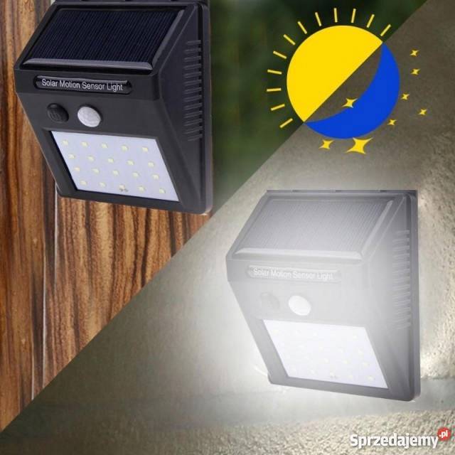 LAMPA SOLARNA 20 LED Z CZUJNIKIEM RUCHU I Zamość