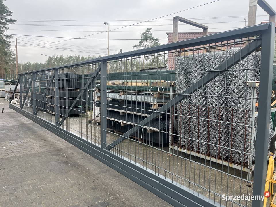 Brama przesuwna H17 L10m KOMPLET Ogrodzenia i bramy Szczecin sprzedam