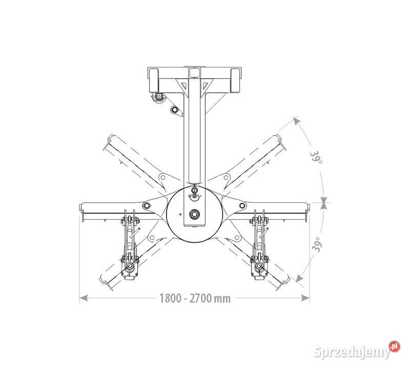 ZGARNIACZ TYLNY LEKKI HYDRAULICZNY Kutno