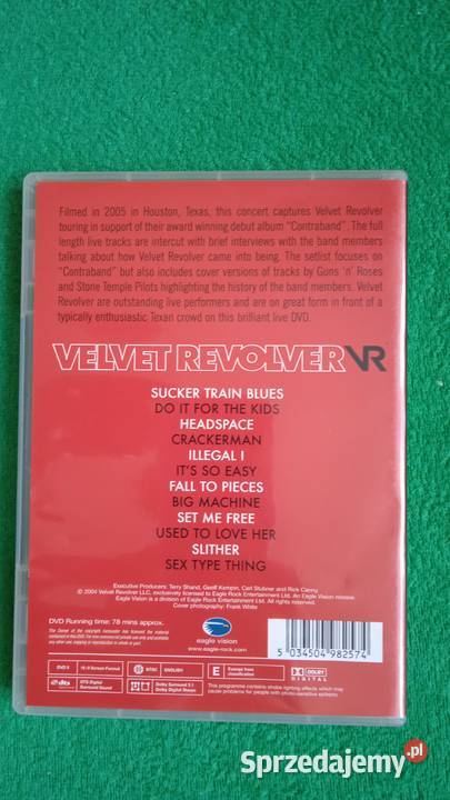 Velvet revolver live on Houston DVD koncert mazowieckie Warszawa