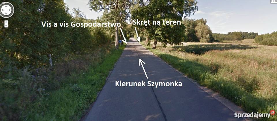 Działka Szymonka na Szlaku Wielkich Jezior Szymonka