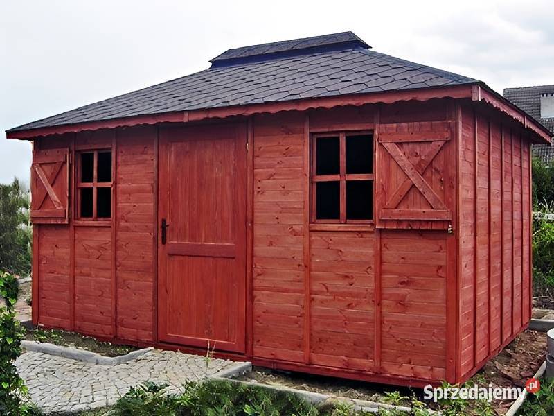 Domek drewniany letniskowy Zbyś 3x45 sosnowy Parzymiechy