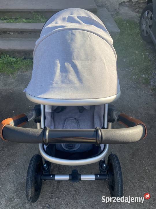 Wózek 2w1 Kinderkraft szary/srebrny