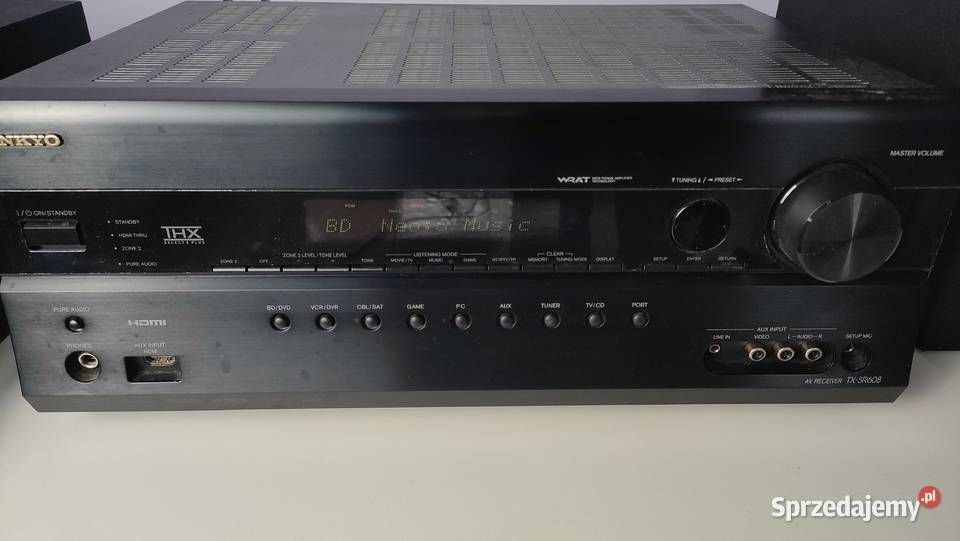 Amplituner 72 Onkyo TXSR608 THX Select2 HDMI 14a kujawsko-pomorskie Rypin