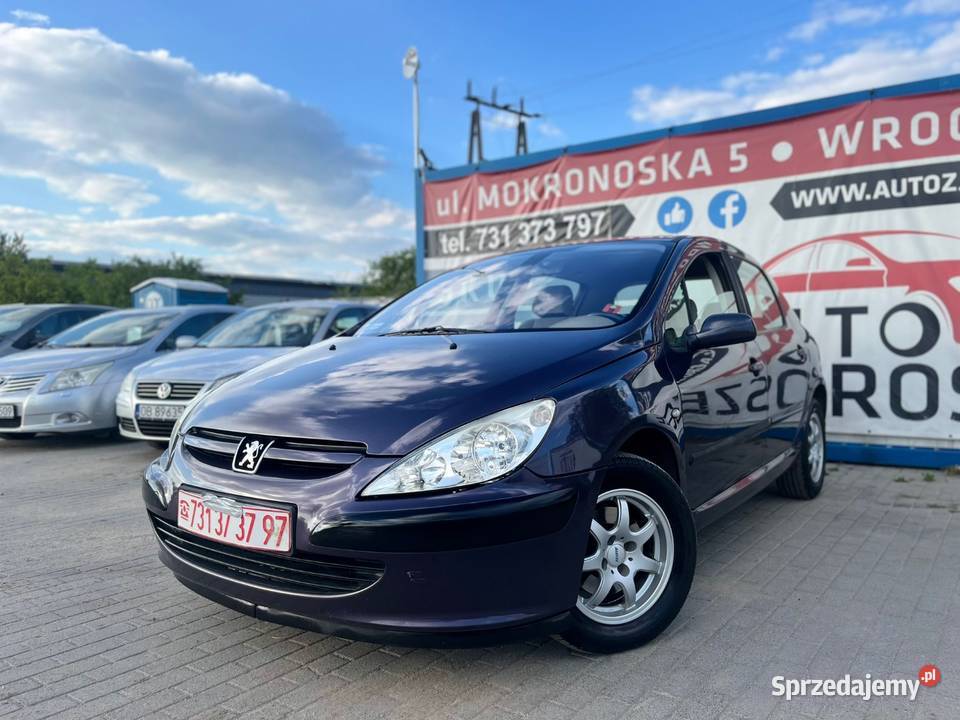 Peugeot 307 16 BenzynaKlimaDługie opłaty Zadbany Wrocław