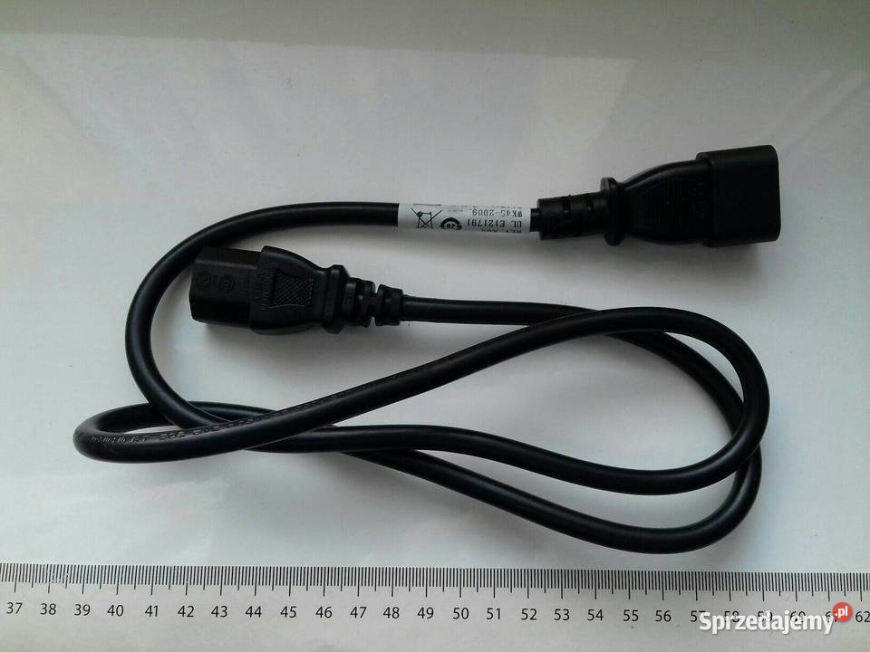 Przedłużacz kabla zasilania 230V do UPS PC 1m kujawsko-pomorskie sprzedam