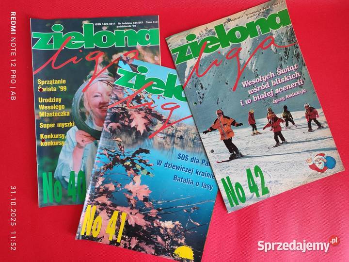 Zielona Liga 1999 3242 miesięcznik przyroda Katowice