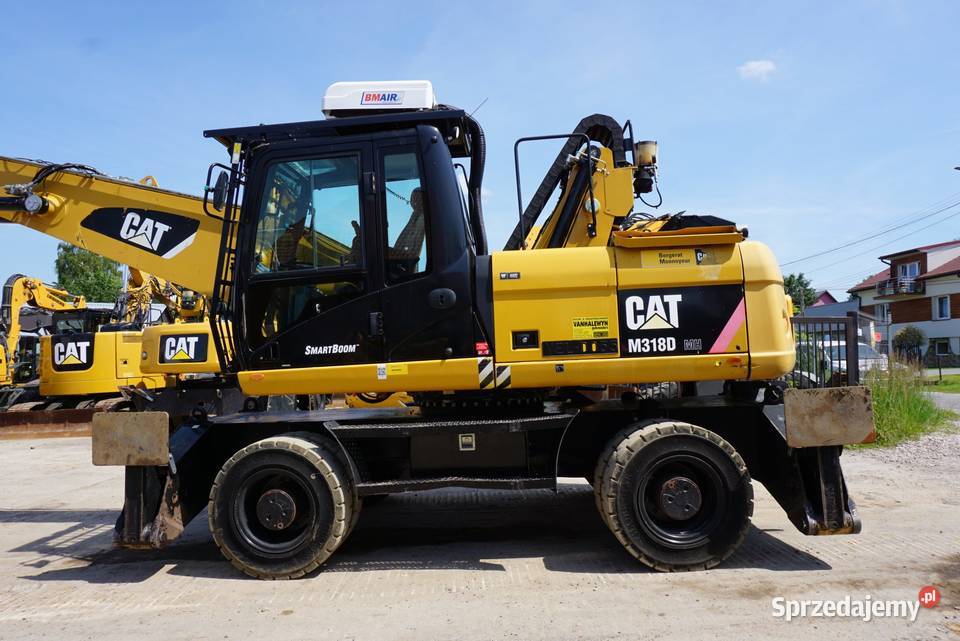 Koparka kołowa CAT M 318D MH 2011 przeładunkowa Jeziorko sprzedam