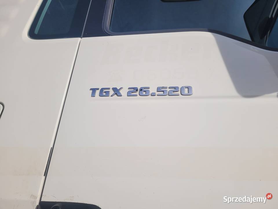 MAN TGX26520 Wywrotka 6x4 HYDROBURTA 2015 520 Rok produkcji 2015 Nowe Miasto nad Pilicą