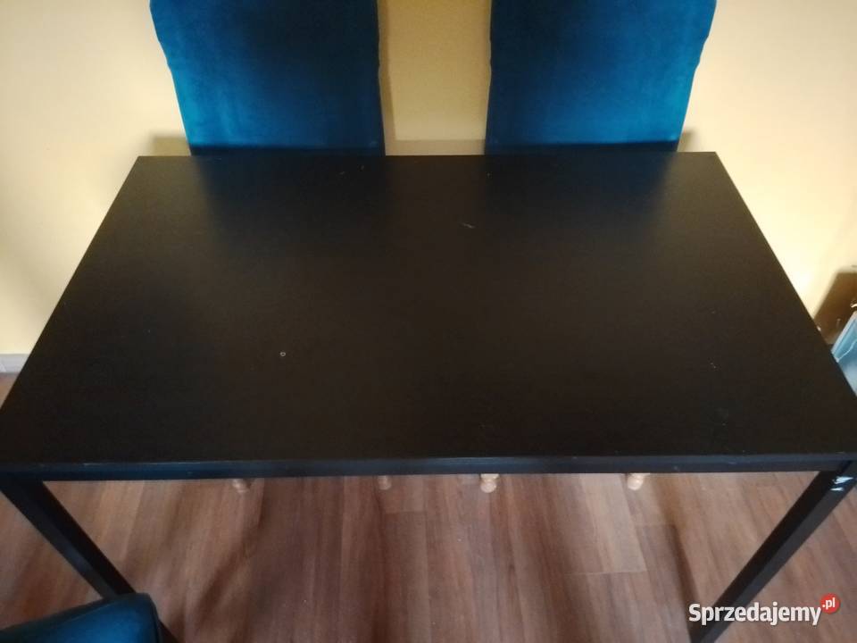 Stół i 4 krzesła pokrowce na krzesła 74cm Poznań