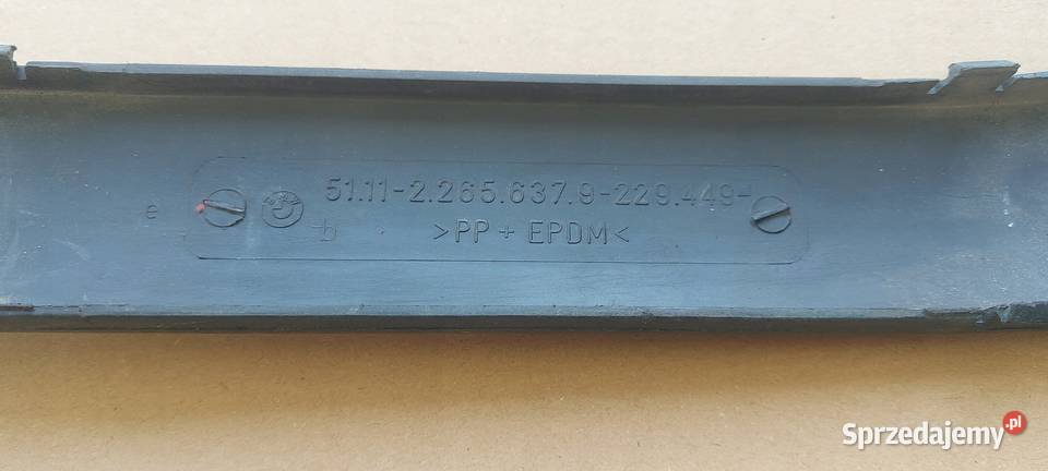 LISTWA ZDERZAKA PRZÓD LEWA ORYGINAŁ BMW E36 M3 osobowe Listwy i nakładki Międzychód