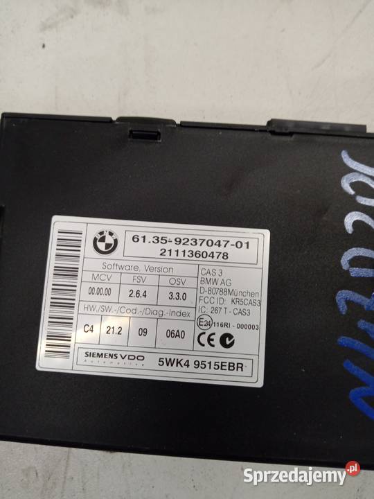 BMW E90 E91 N47 316D 318D Komputer sterownik osobowe kujawsko-pomorskie Bydgoszcz