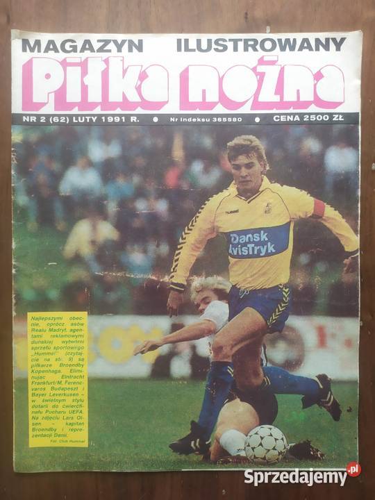 Piłka Nożna Magazyn rocznik 1991 kompletny Łódź