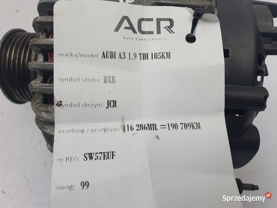 ALTERNATOR Skoda Octavia II Audi A3 8P VW Golf V osobowe