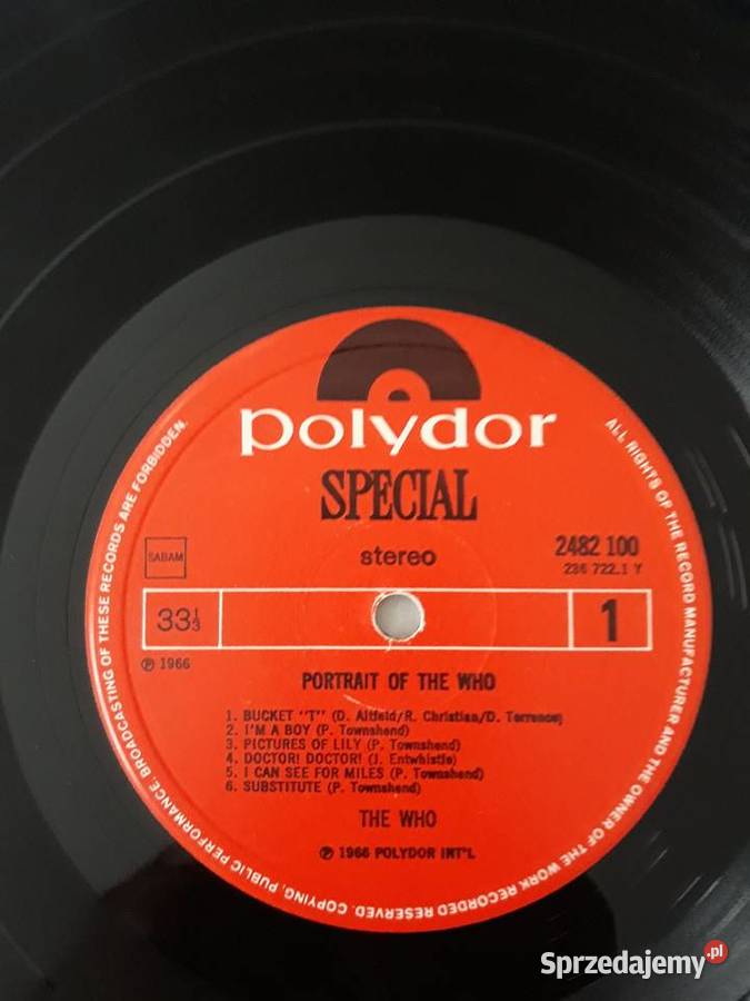 Legenda rocka psychodelicznego THE WHO Płyty i kasety podkarpackie