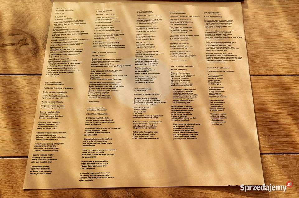 Winyl LP Pod Budą stan idealny teksty utworów Poznań