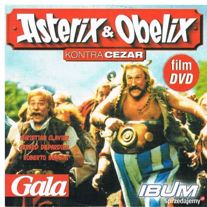 Asterix i Obelix 4 filmy 5 płyt DVD łódzkie Łódź