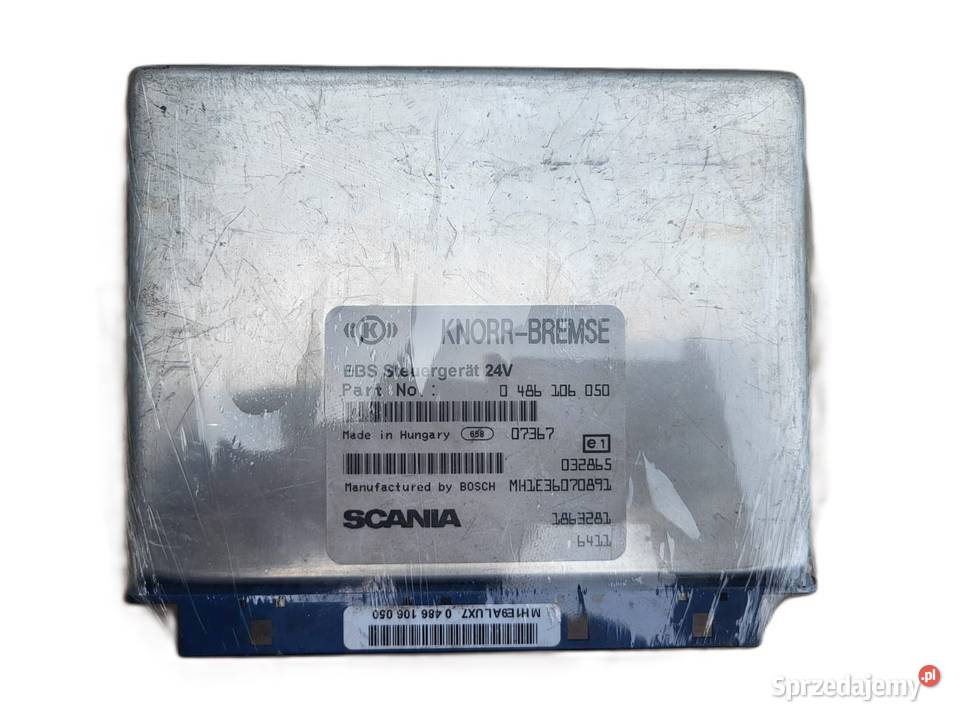 0486106050 1863281 Sterownik Modul EBS SCANIA