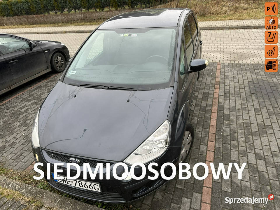Ford S 7 miejsc klimatronik audio Sony podgrzew klimatyzacja pomorskie Wejherowo