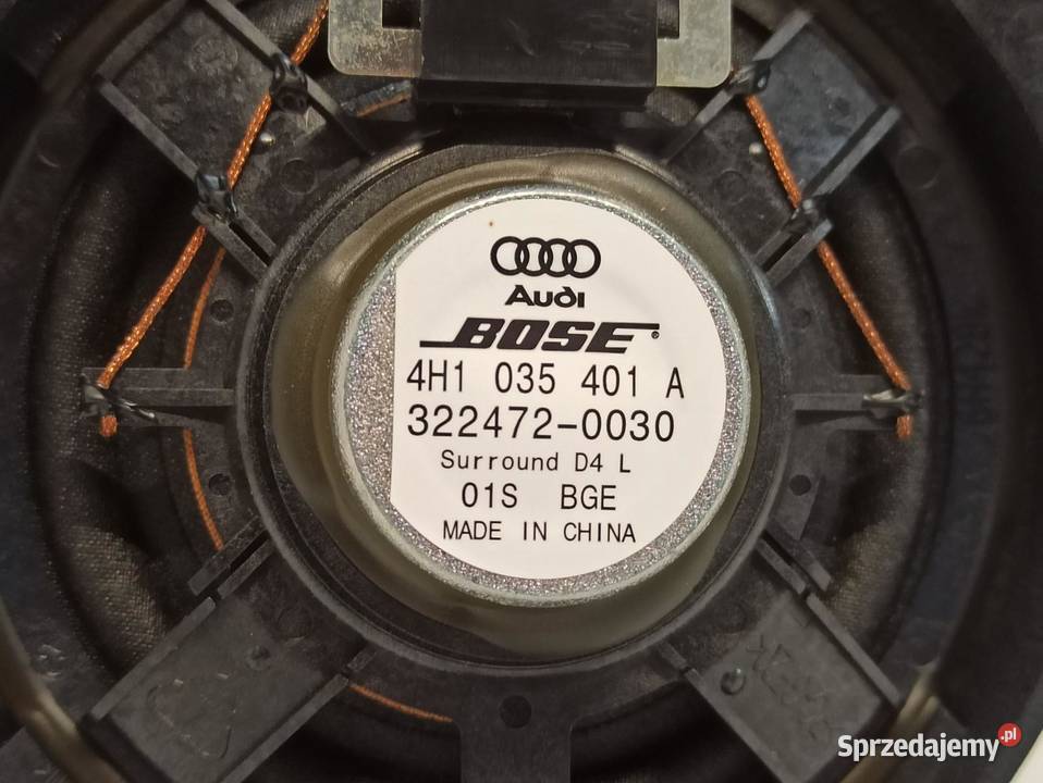 AUDI A8 D4 GŁOŚNIK BOSE PÓŁKI TYLNEJ 4H1035401A Sprzęt audio fabryczny dolnośląskie