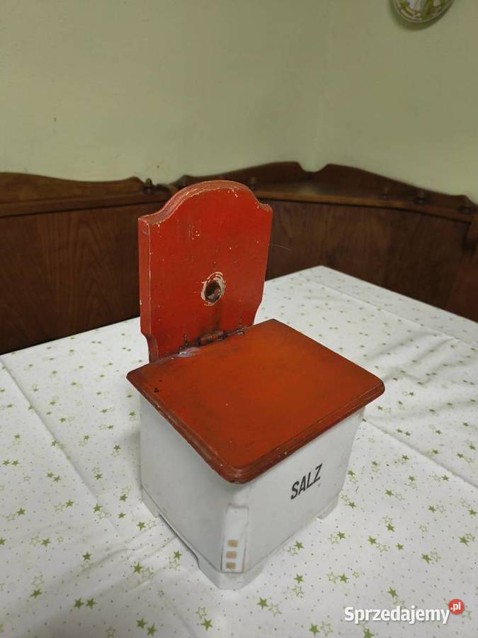 Stary pojemnik na sól Chorzew sprzedam