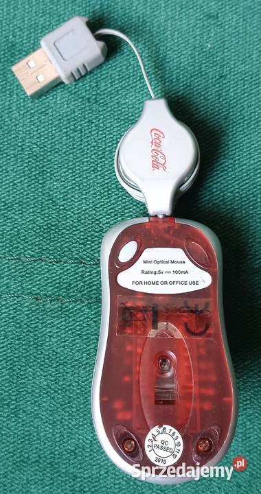 Gadżet coca cola mini myszka kolekcjonerów Zbylitowska Góra